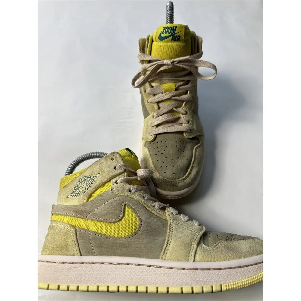 Nike Air Jordan 1 High Zoom CMFT 2 Citron Sneaker Shoes Womens Size US 5
